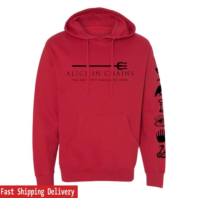 Official Alice In Chains Merch Store Pitchfork Crewneck Sweatshirt Aliceinchains