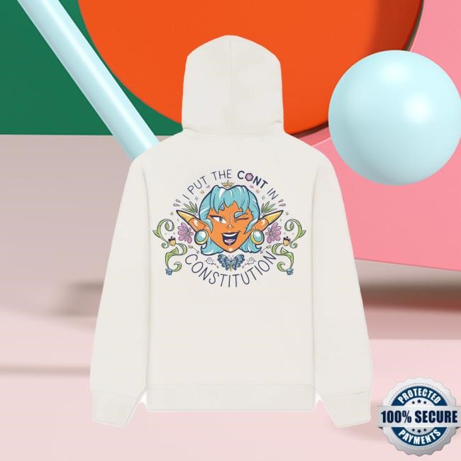 I Put the Cont in Constitution Long Sleeve Hoodie Dropout Official Store