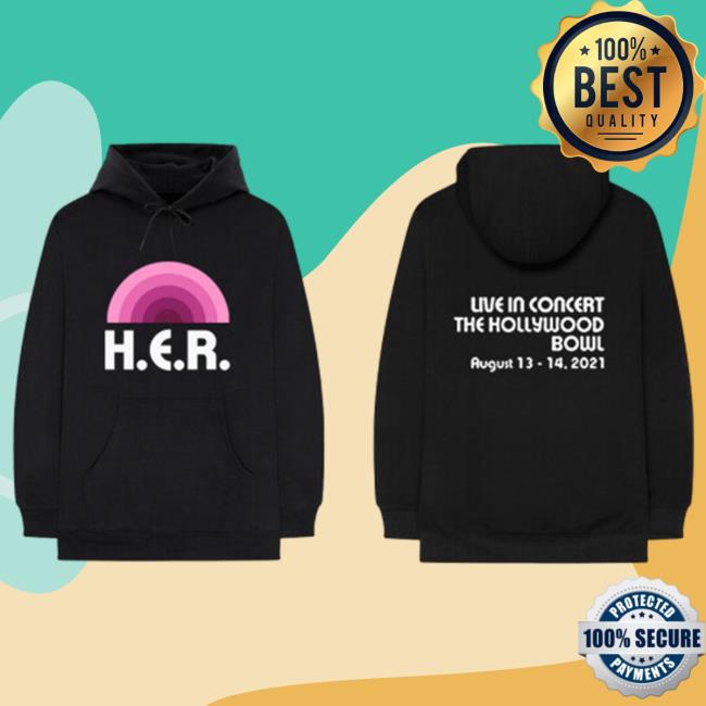 Hollywood Bowl Black Hoodie 2023