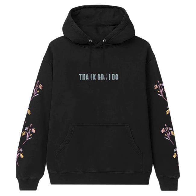 Official Lauren Daigle Store Merch Thank God I Do Black Hoodies Laurendaigle