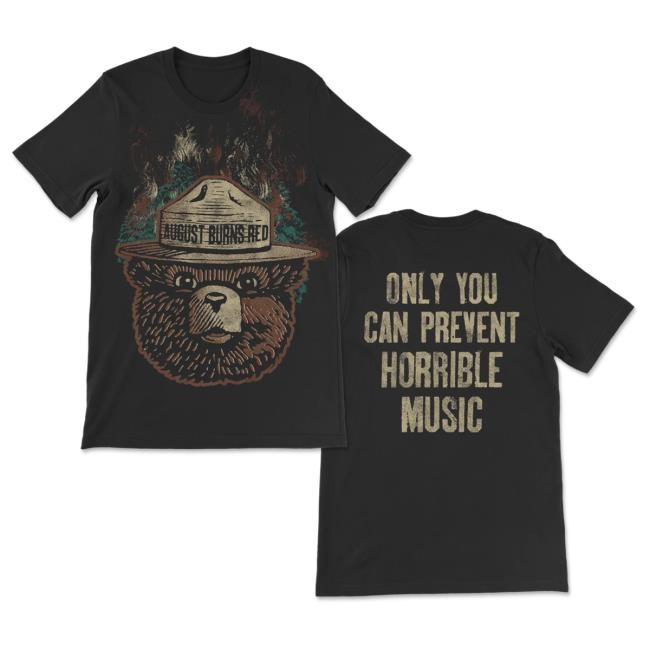 Smokey The Bear Throwback Shirt August Burns Red Official Merch