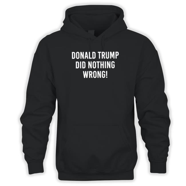 Official Donald Trump Did Nothing Wrong Shirt