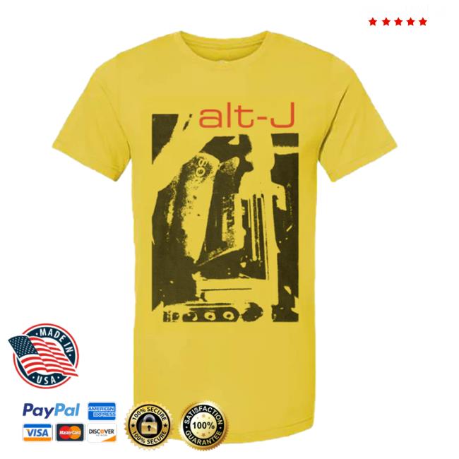 Alt J Merch Yellow Tour Sweatshirt