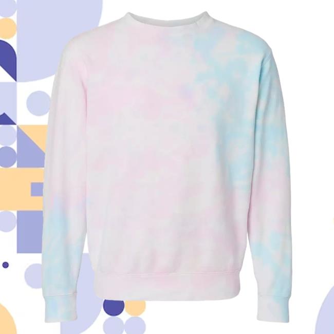 Official Kohls Apparel Clothing Store Shop Merch Independent Trading Co Midweight Tie-Dye Hoodies Cotton Candy Tie Dye