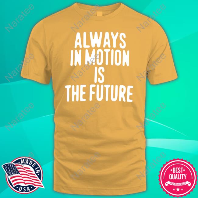 Human Made Merch Always In Motion Is The Future Black Tee Shirt