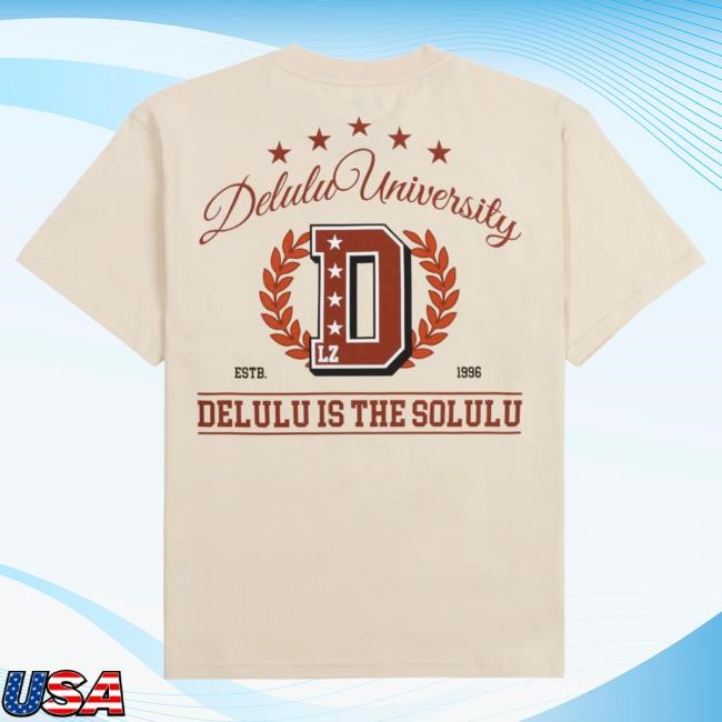 Official Layze Store Delulu University Student Uniform Shirt