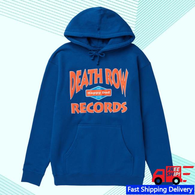 Happy Dad Hard Seltzer Clothing Store Shop Happy Happy Dad X Death Row Collab Pullover Hoodie Royal HappyDad Merch