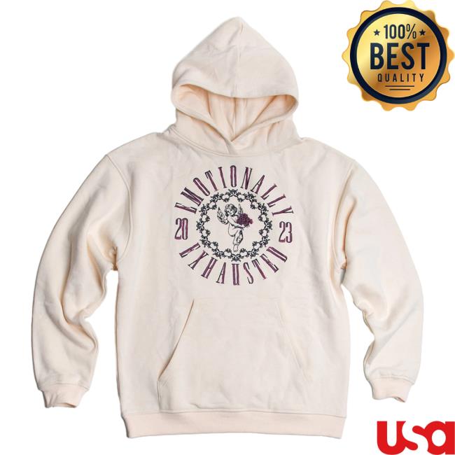 Beautiful Bastard Merch Philip Defranco Emotionally Exhausted 2023 Hooded Sweatshirt PhilipDefranco Shop Beautifulbastard