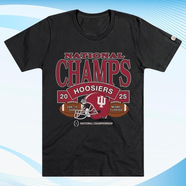 Official Indiana Hoosiers NCAA Football NCAA Heavyweight Tee 2026