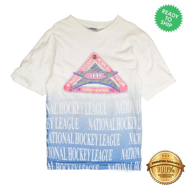 Official Vintage Montreal Canadiens 44Th All Star Game Chalk Line Crewneck 1994 90S