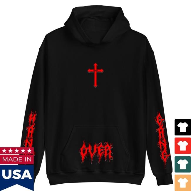 Official Hang Over Gang Clothing Shop "Cross" HOG Crewneck Sweatshirt