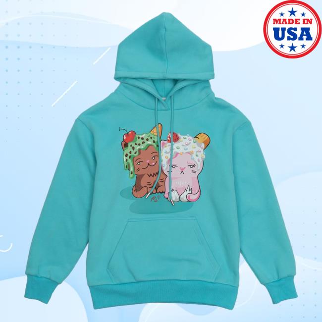 Official Moriah Elizabeth Merch Store Shop Shelly and Eustace Hoodies Teal MoriahElizabeth