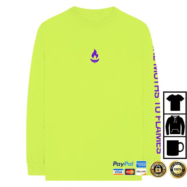 Like Moths To Flames Crystal Ball Longsleeve T Shirt