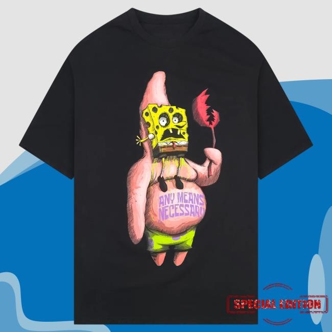 Official Any Means Necessary Clothing Patrick Shirts Black Andromeda