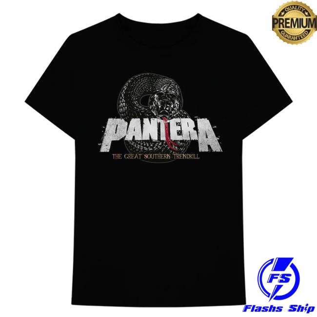 Official Pantera Merch Store Shop Pantera Snake Trendkill Attractive Shirt