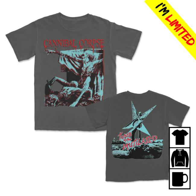 Official Kings Road Merch Store Cannibal Corpse Tomb Of The Mutilated Bootleg Popover Shirt (Pepper) Kings Road Shop CannibalCorpse