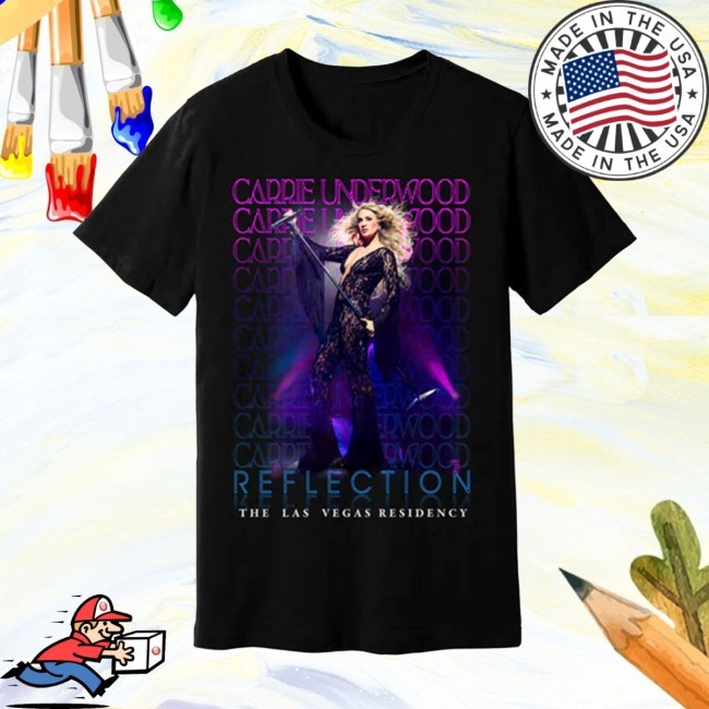 Official Black Neon Reflection New Shirt - Carrie Underwood