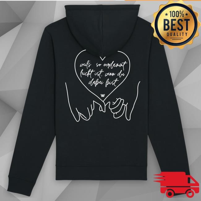 Wincentweiss Hoodie "Hier Mit Dir" Hoodie