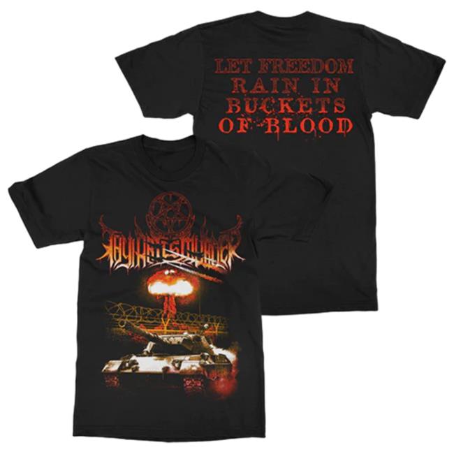 Official Thy Art Is Murder Merch Store Thy Art Is Murder Freedom Rain Tshirt