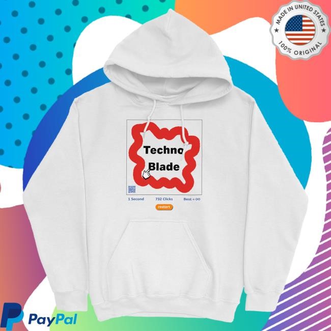 Official Technoblade Merch Apparel Technoblade Autoclicker Crew neck Sweatshirt (Black)