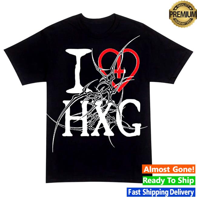 Hxg - I Love Hxg Tee Homixide Gang Merch Shop
