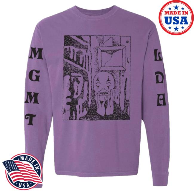 Mgmt Little Dark Age Violet Crewneck