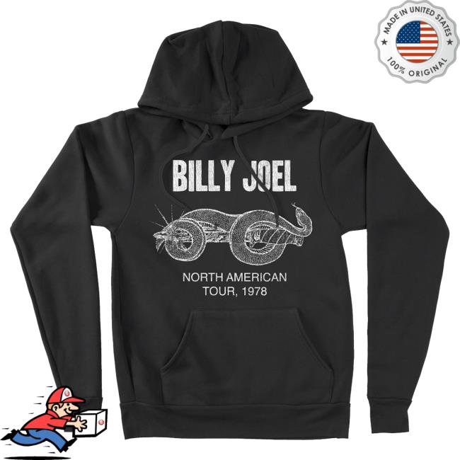 Official Billy Joel Merch Store Billy Joel "Snake And Dagger" Tees Billy Joel Apparel Clothing Shop