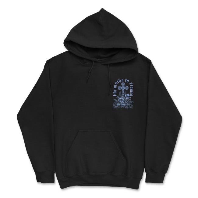 Like Moths To Flames Merch Angels Weep Pullover Hoodie