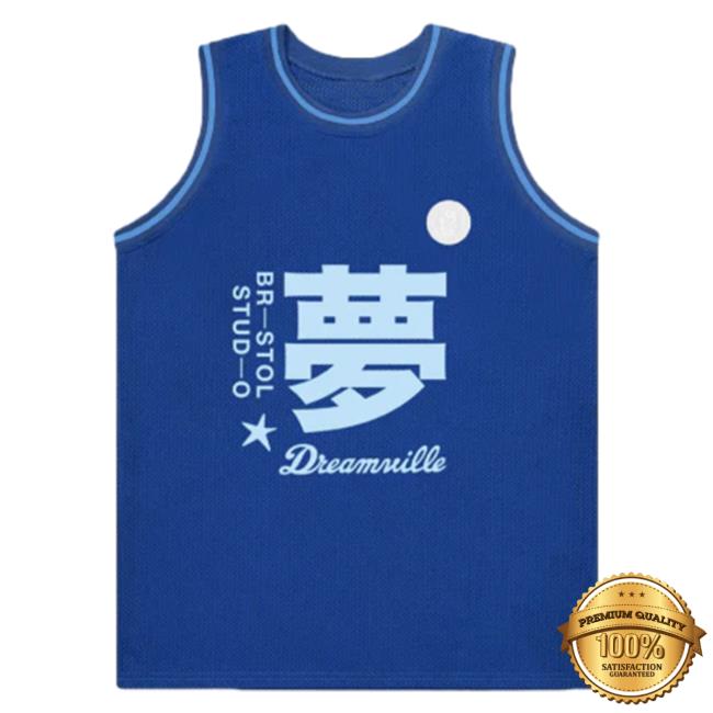 Official Dreamville Merch Bristolville Basketball Jersey Shirt Dreamville Records