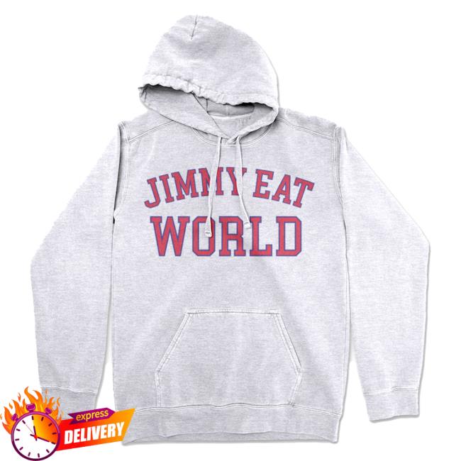 Official Jimmy Eat World Merch Alumni Attractive Hoodie (Heather Grey)
