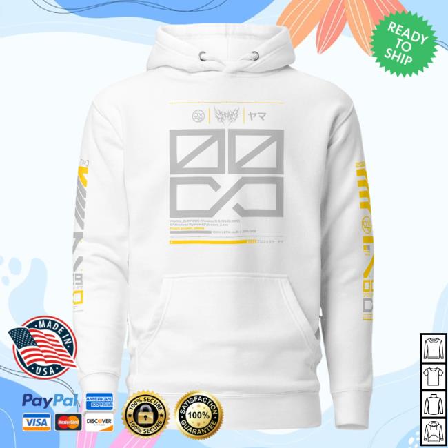 Official Yhama Metal Logo Halloween Unisex All Over Print Hoodies White 3D Aop