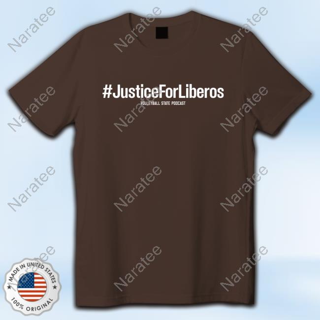 Justiceforliberos Volleyball State Podcast Tshirt
