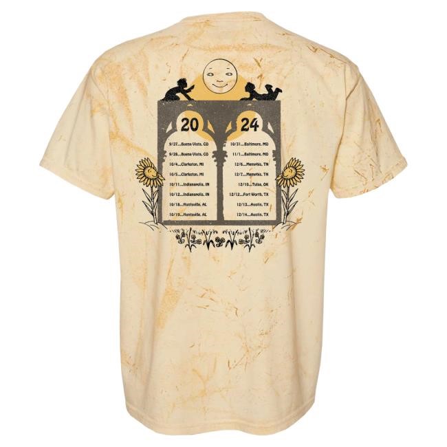 Official Billy Strings Merch Store Shop Billy Strings Shoe House Shirt with Dates (Brian Morgante / Flesh & Bone)