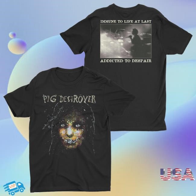 Official Night Shift Merch Store Shop Pig Destroyer - Immune To Life Tees Nightshift Merch
