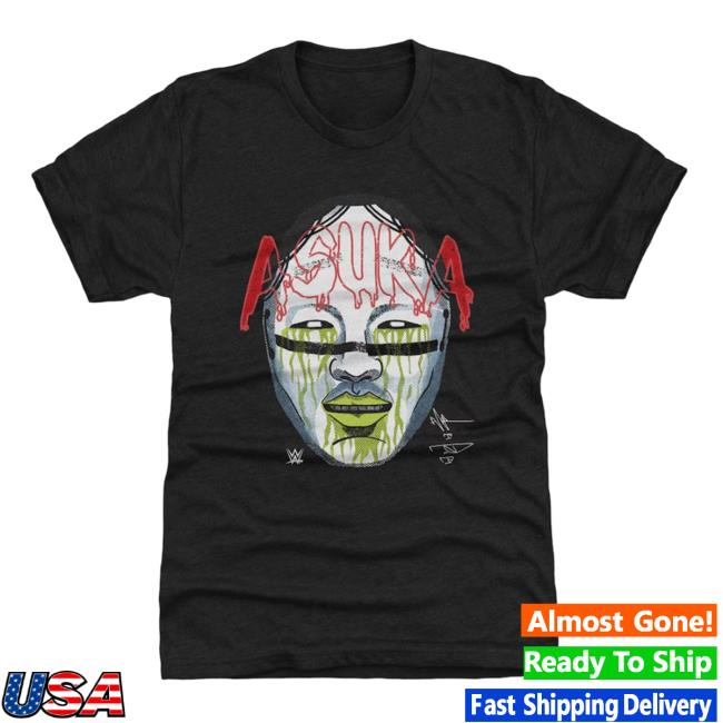 Official 500 Level Heather Black Asuka Mask T-Shirt