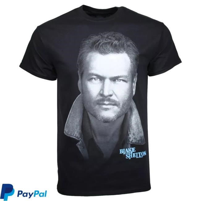 Official Blake Shelton Clothing Shop Store Blake Shelton Blake Shelton Portrait Tees - Large