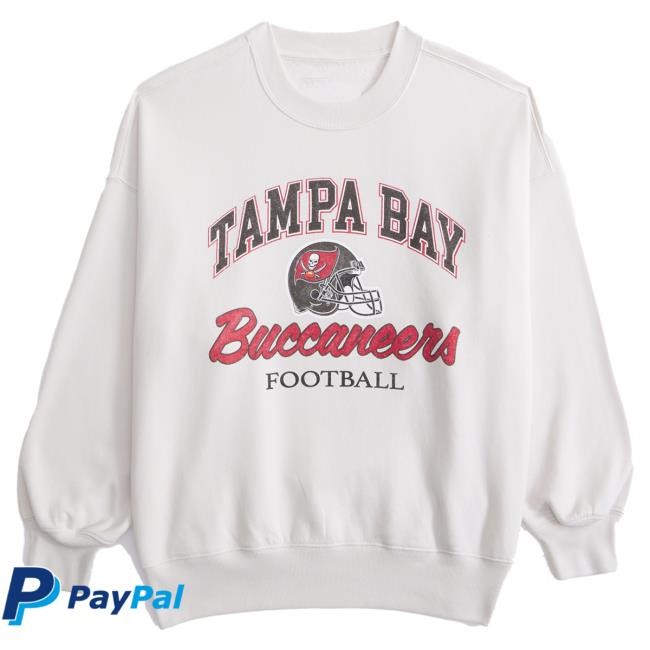 Official Abercrombie And Fitch Tampa Bay Buccaneers Vintage Sunday Sweater NFL by Abercrombie