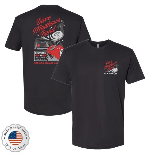 Official Dave Matthews Merch Store Shop Dave Matthews Band 2023 Nyc Event Popover Shirt