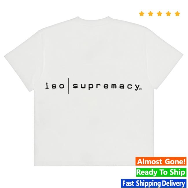 Official Iso Supremacy Clothing ISO Spellout (Black) Shirt New