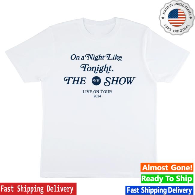 Official Niall Horan Merch Store On A Night Like Tonight Cities White New Shirt Niall Horan Clothing Shop