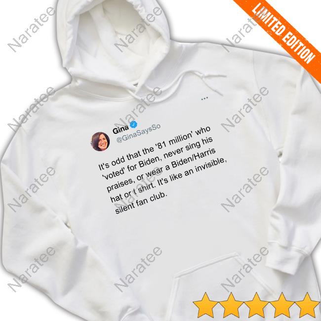 It's Odd That The 81 Million Who Voted For Biden Shirt White