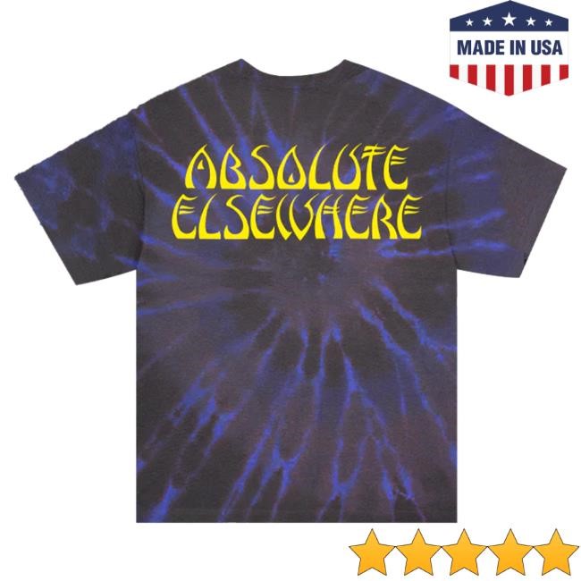 Official Blood Incantation Merch Absolute Elsewhere Logo T-Shirt (Stargate Dye)