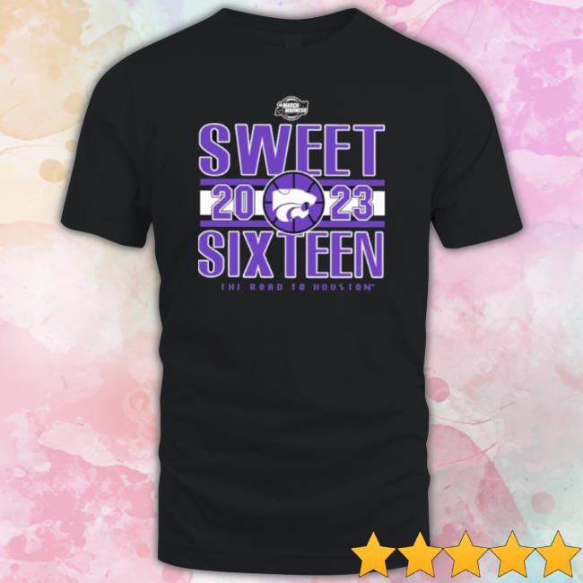 Kansas State Wildcats Sweet 2023 Sixteen The Road To Houston shirt