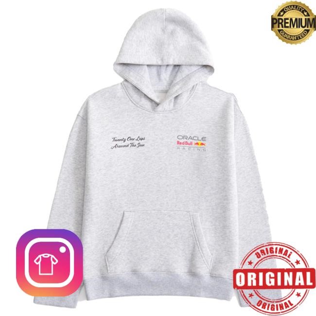Official Abercrombie And Fitch Apparel Oracle Red Bull Racing Graphic Pullover Hoodie