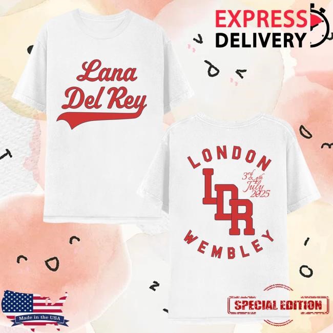 Lana Del Rey London Event Shirt 2025 | Lana Del Rey Merch Store Shop Official