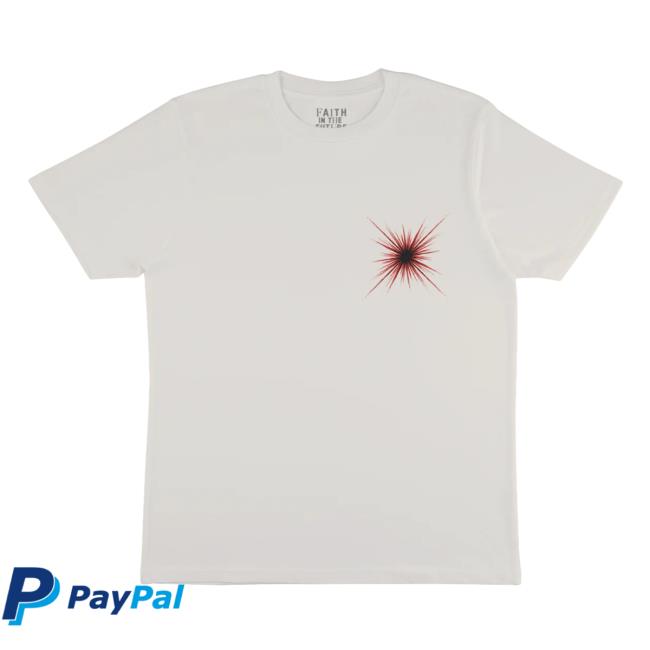 Louis Tomlinson Merch Faith In The Future World Tour Burst Ecru Shirt