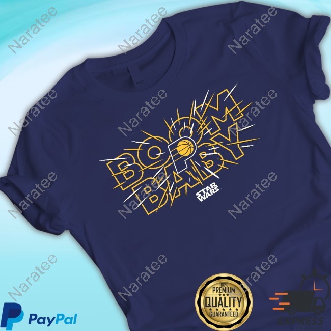 Indiana Pacers Boom Baby Star War Tee