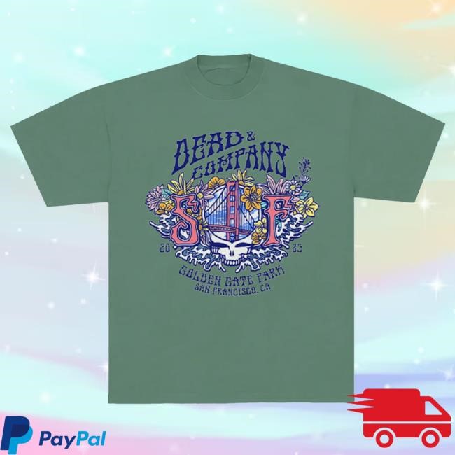 Dead And Company Store Merch Dead & Company Golden Gate Park Flowers Top Shirt