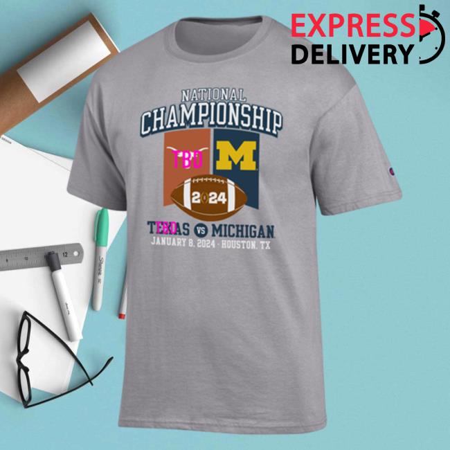 Official Mden Merch Store The M Den Michigan Rose Bowl Champion University Of Michigan Football 2024 National Championship Game Head-To-Head Gray Popover Shirt Mden Apparel