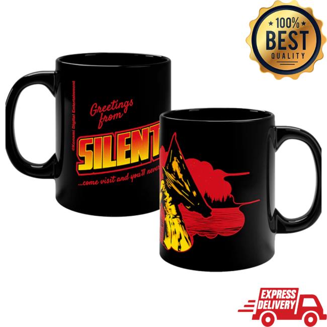 Official Konami Merch Shop Greetings From Silent Hill Mug